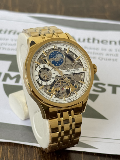 PATEK PHILIPPE Swiss Made Luxury Automatic Mechanical Chain Watch with Premium Finish