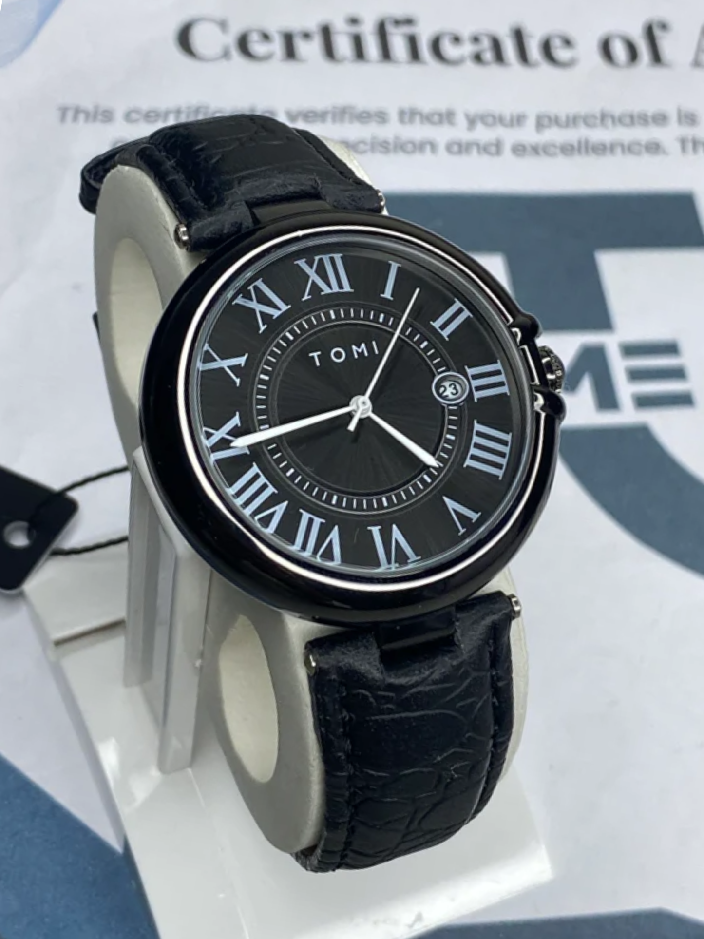 Tomi T-075 Round Business Watch For Men