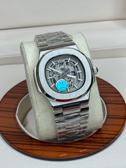 Patek Philippe Automatic Mechanical Chain Watch for Men – Luxury Stainless Steel Timepiece