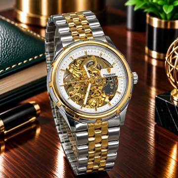 Time Key Automatic - Mechanical Movement Premium Quality Chain Watch For Men