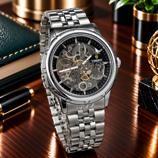 Time Key Automatic - Mechanical Movement Premium Quality Chain Watch For Men
