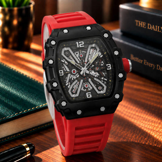 Pagani Design Luxury Men’s Analog Quartz Strap Watch with Elegant Design