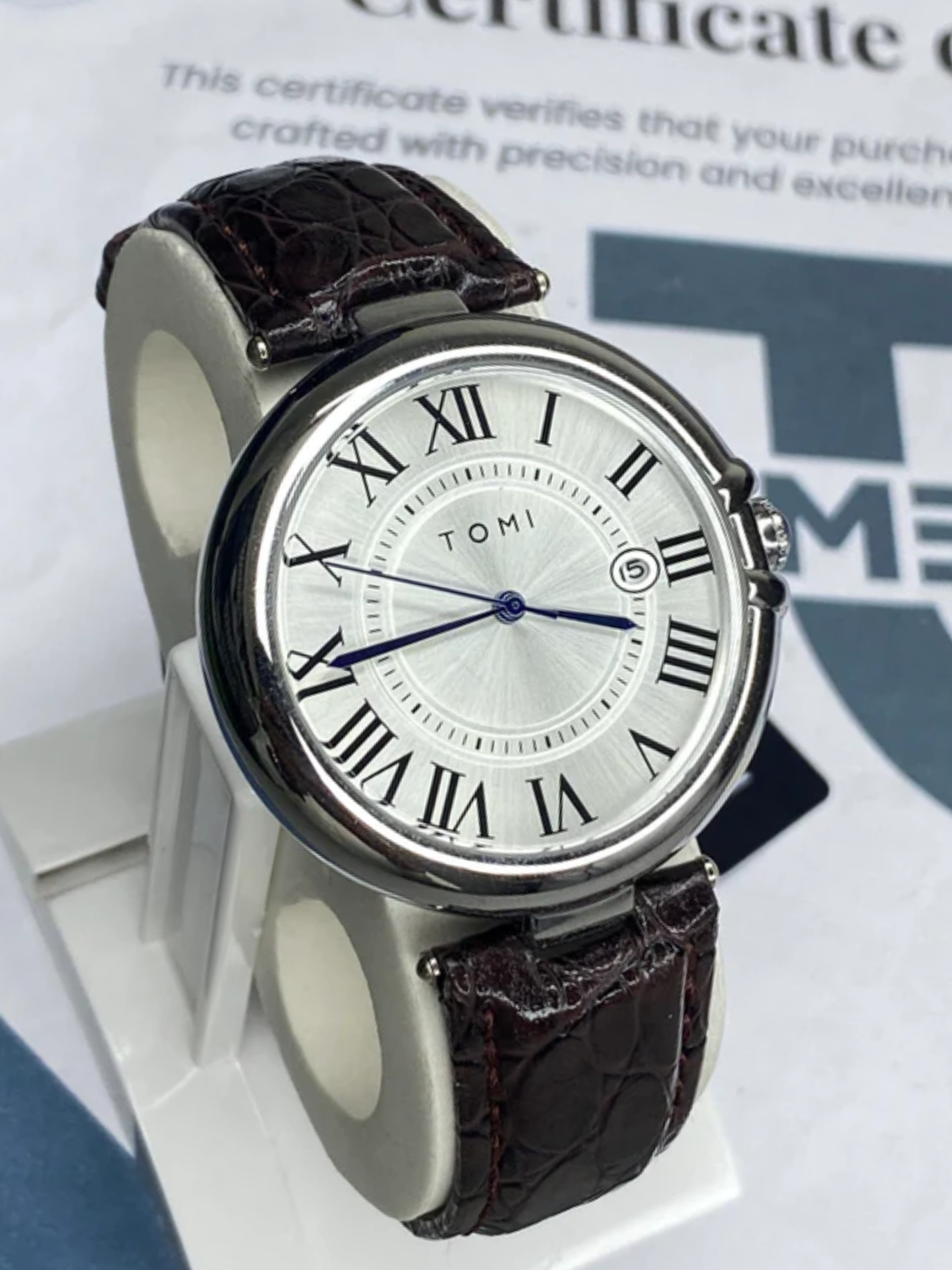 Tomi T-075 Round Business Watch For Men