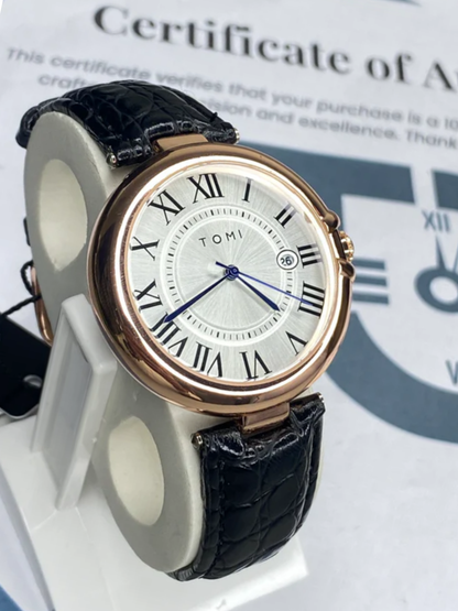 Tomi T-075 Round Business Watch For Men