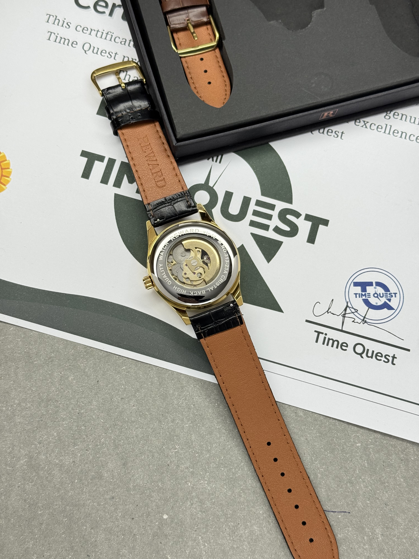 REWARD Men's Automatic - Mechanical Movement Watch With Dual Straps