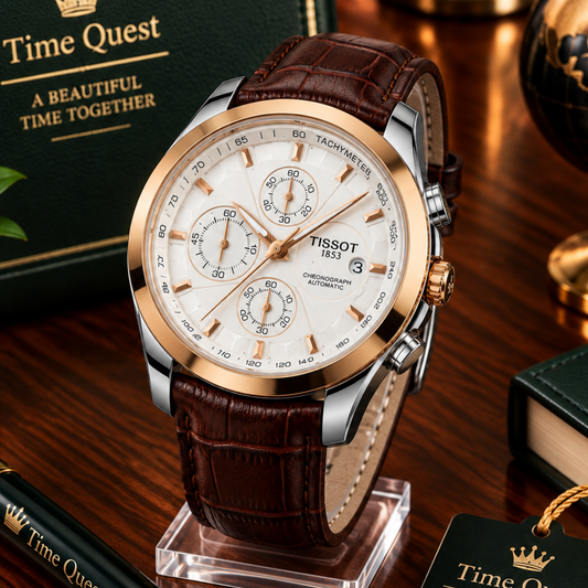Tis-1853 Chronograph Watch With Master Lock