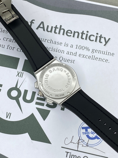 HUB Geneve Analog Display Straps Watch With Date Display & Master Lock