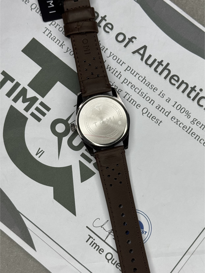 TOMI T-098 Premium Quality Round Dial Analog Quartz Movement Straps Watch