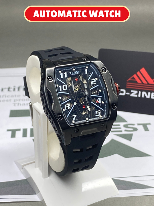 D-ZINER Mechanical Movement Automatic Watch With Durable Straps For Men