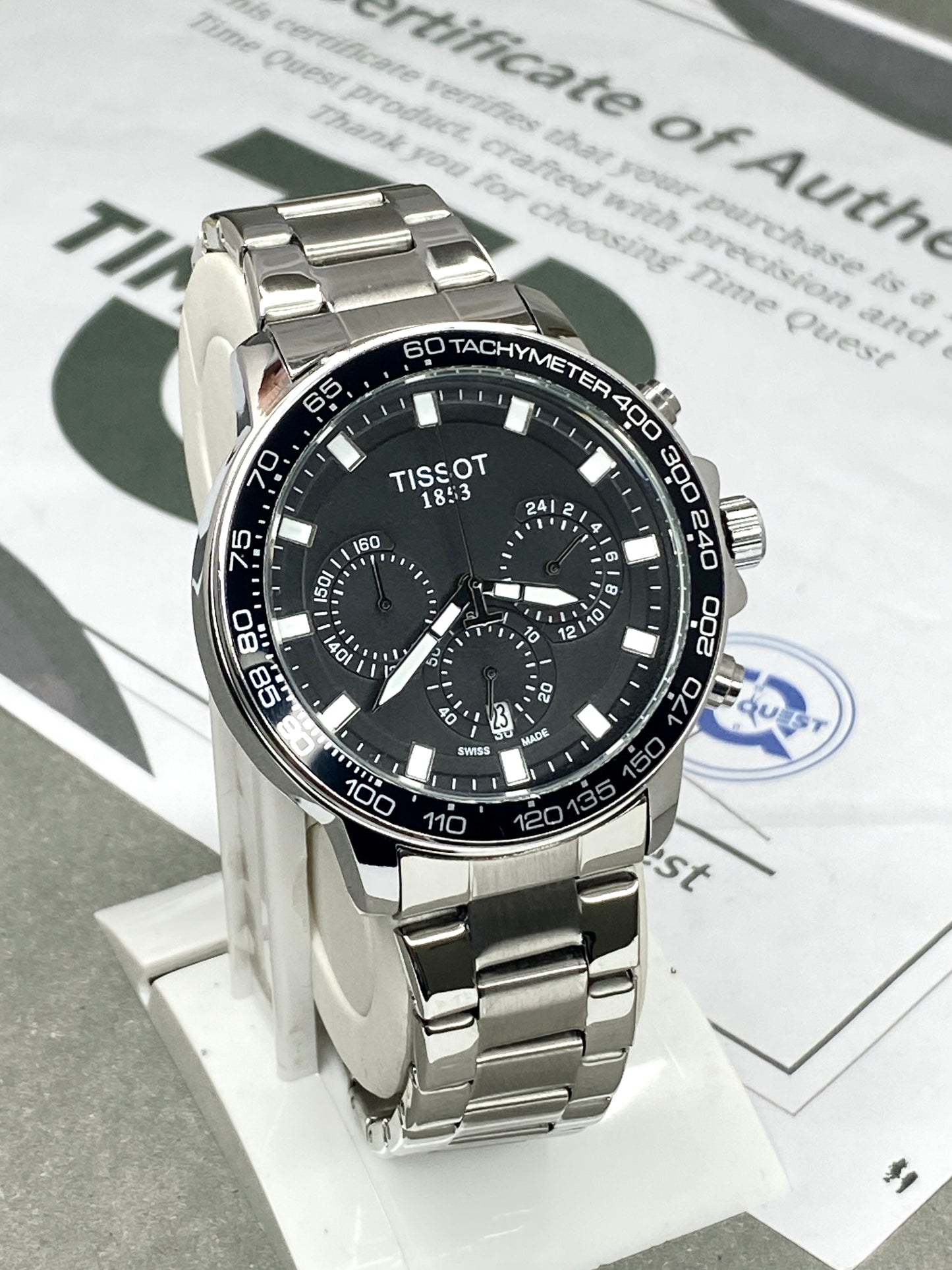 Tis-Chronograph Stainless Steel Made Chain Watch For Men
