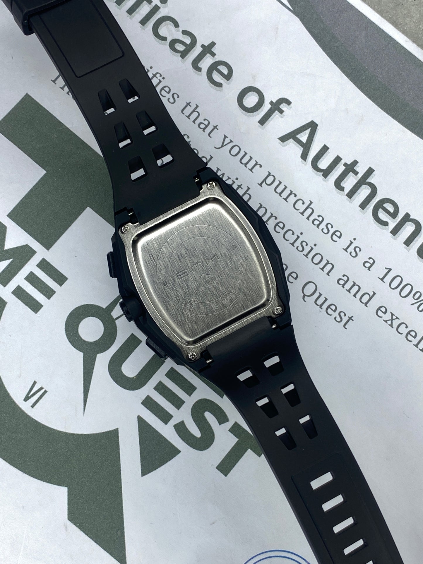 BNMI-5009G Curvex Shape Dial Digital Display Sports Watch For Men