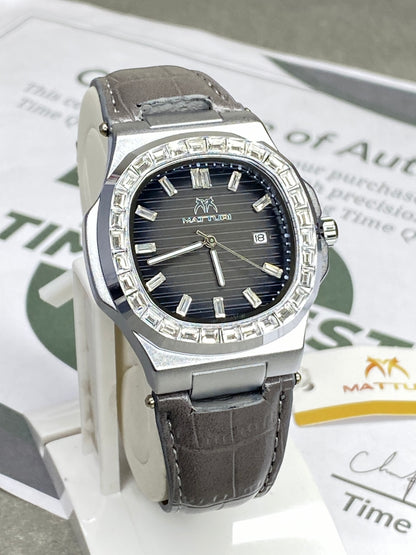 MATTURI Analog Quartz Movement Durable Straps Watch With Date Display For Men