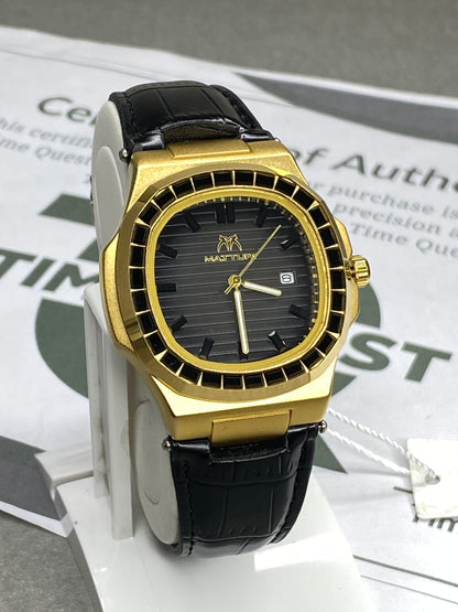 MATTURI Analog Quartz Movement Durable Straps Watch With Date Display For Men