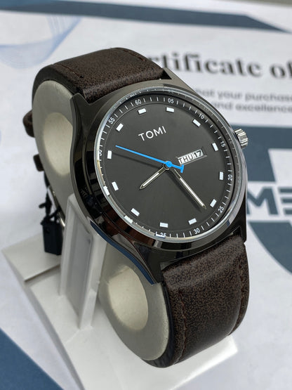 Tomi T-030 Date & Day Strap Men's Watch