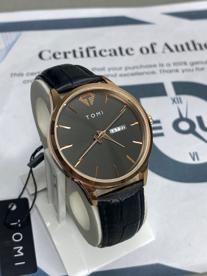 Tomi T-045 Date & Day Strap For Men