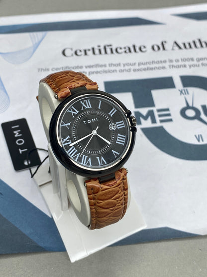 Tomi T-075 Round Business Watch For Men