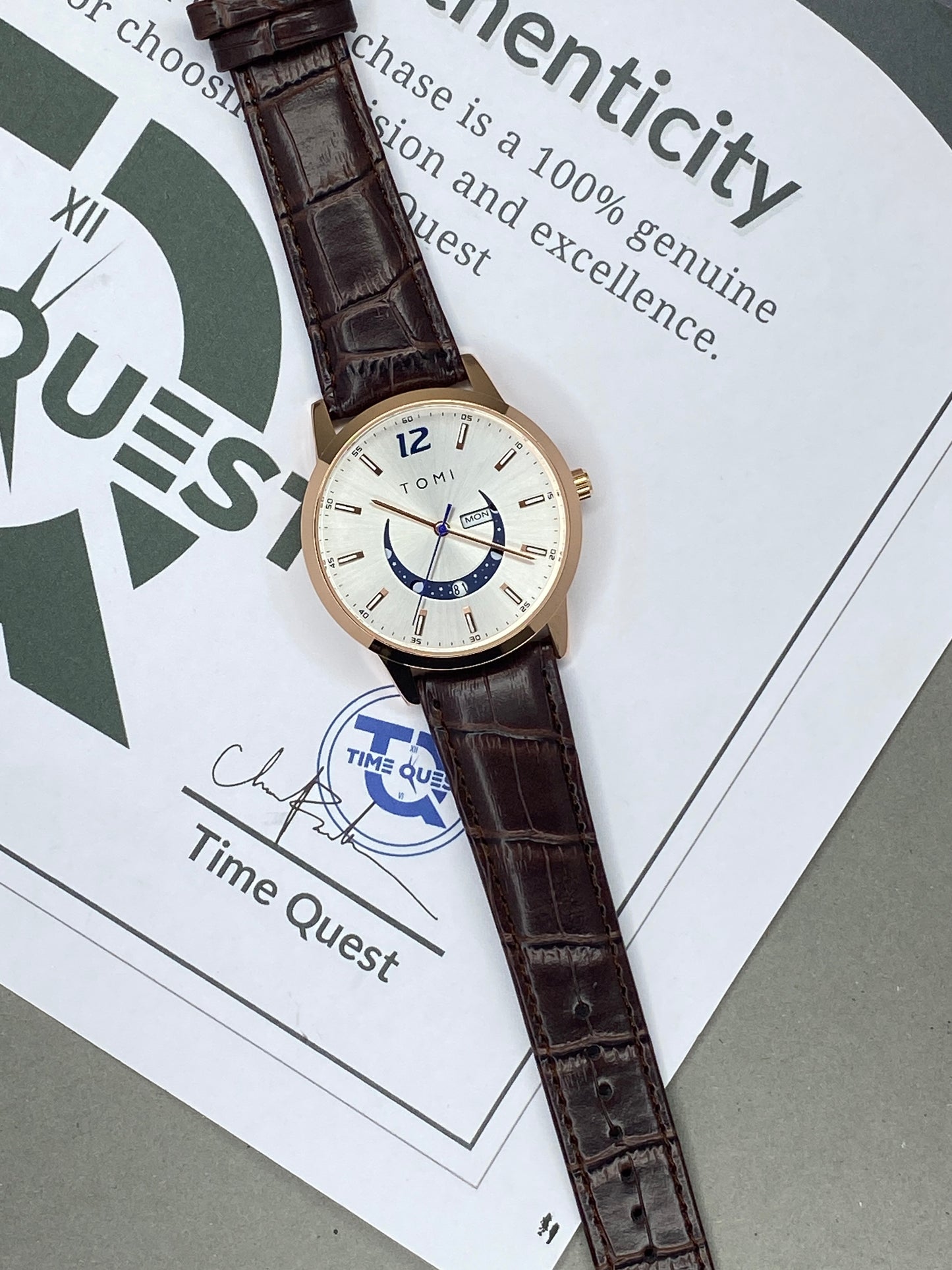 Tomi T-020 Luxury Design Watch – Bold, Sophisticated, and Reliable