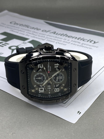 GASRTO Curvex Shape Dial Analog Sports Watch With Date Display and Durable Straps