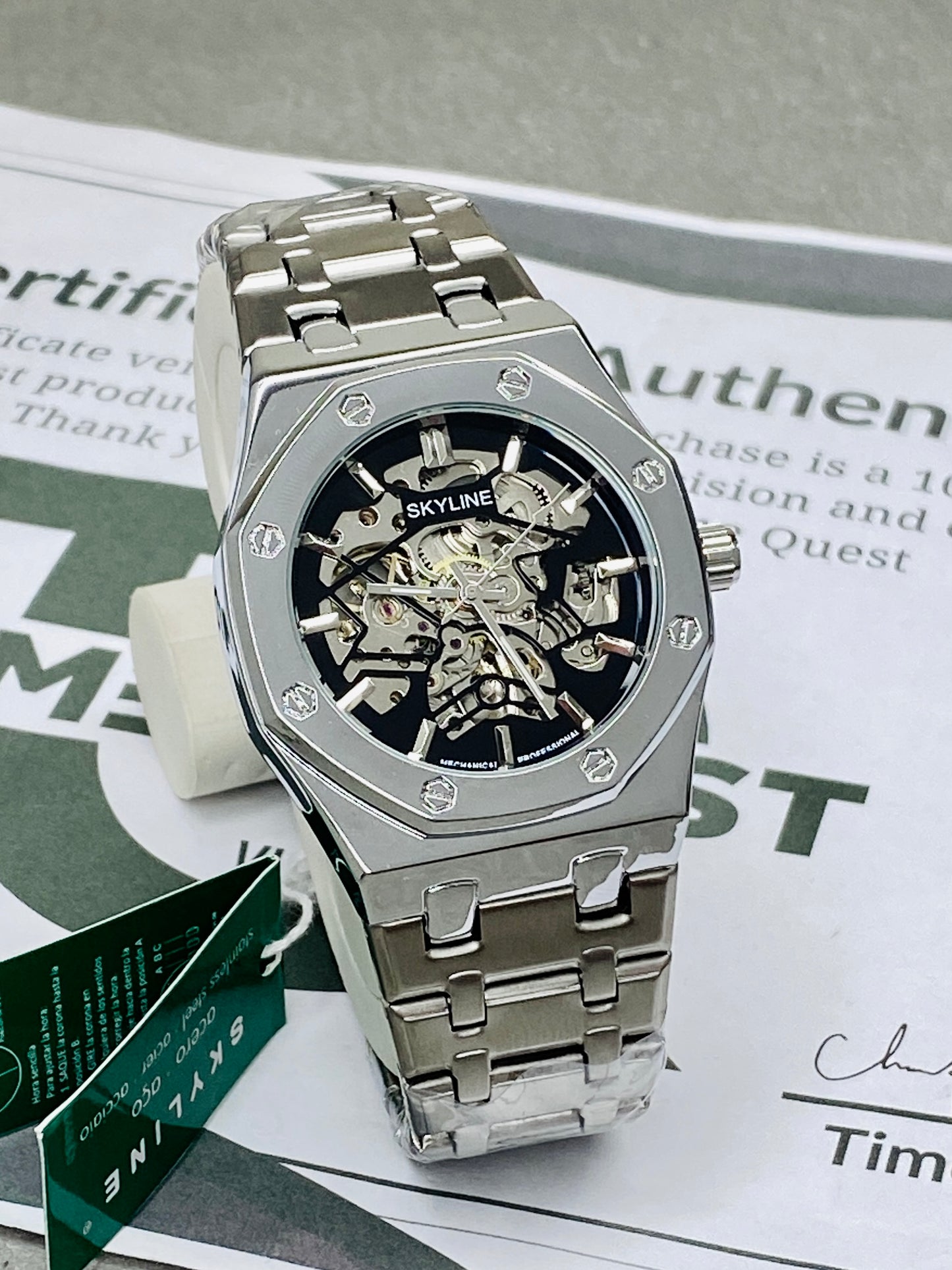 SKYLINE Automatic - Mechanical Movement Luxury Chain Watch For Men