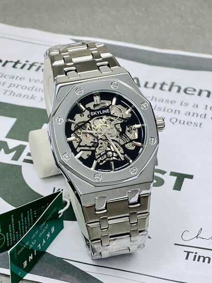 SKYLINE Automatic - Mechanical Movement Luxury Chain Watch For Men