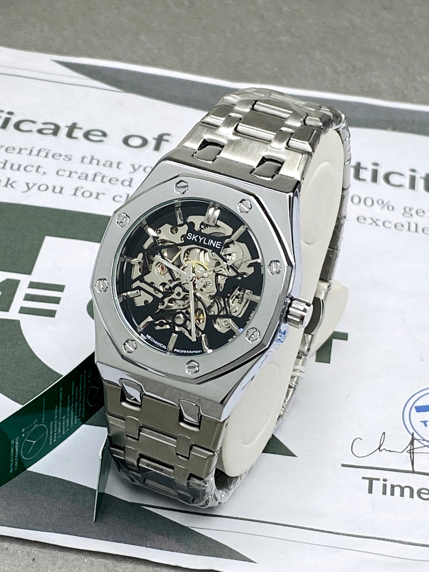 SKYLINE Automatic - Mechanical Movement Luxury Chain Watch For Men