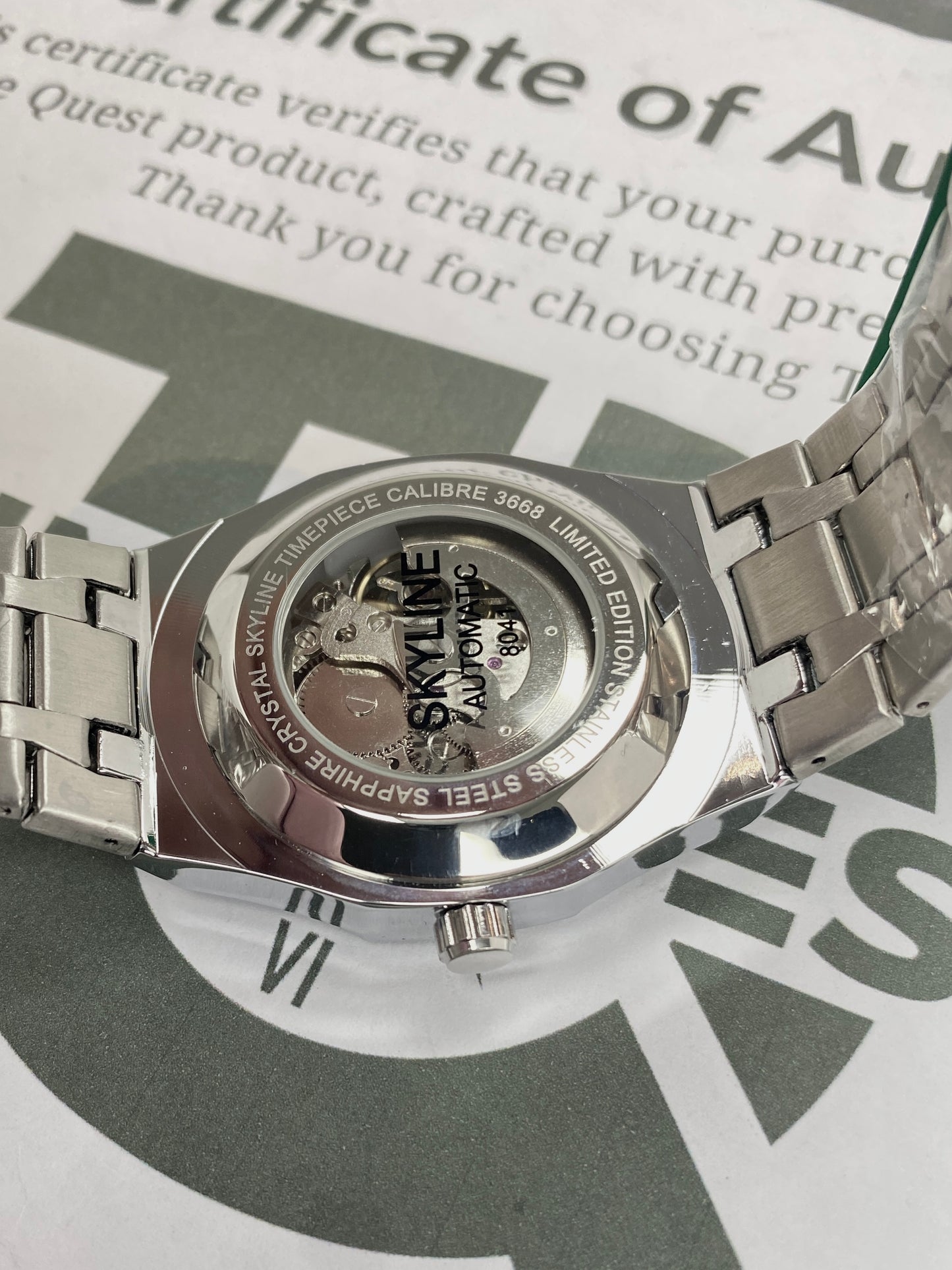SKYLINE Automatic - Mechanical Movement Luxury Chain Watch For Men