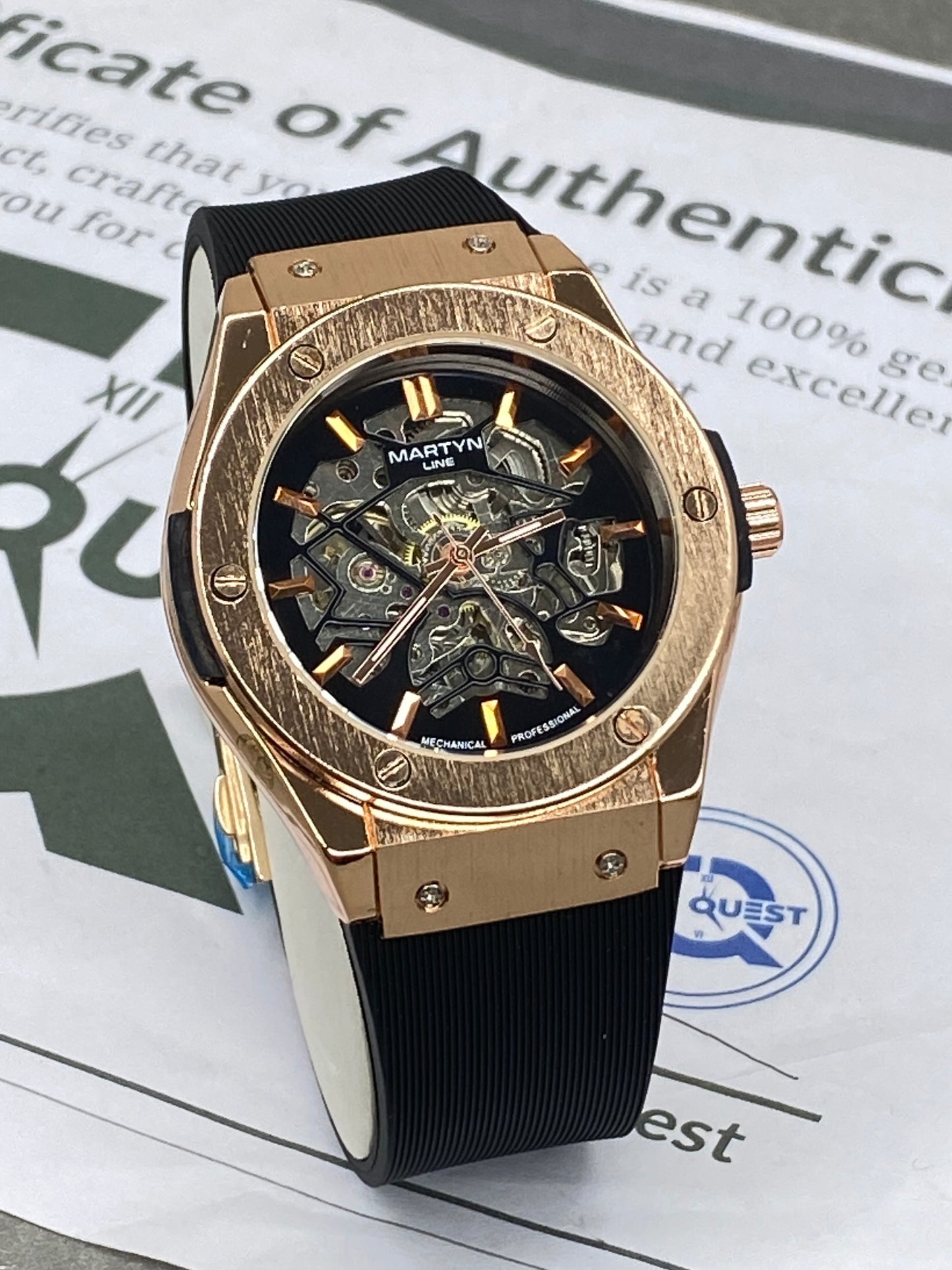 Martyn Line Premium Quality Automatic - Mechanical Movement Straps Watch