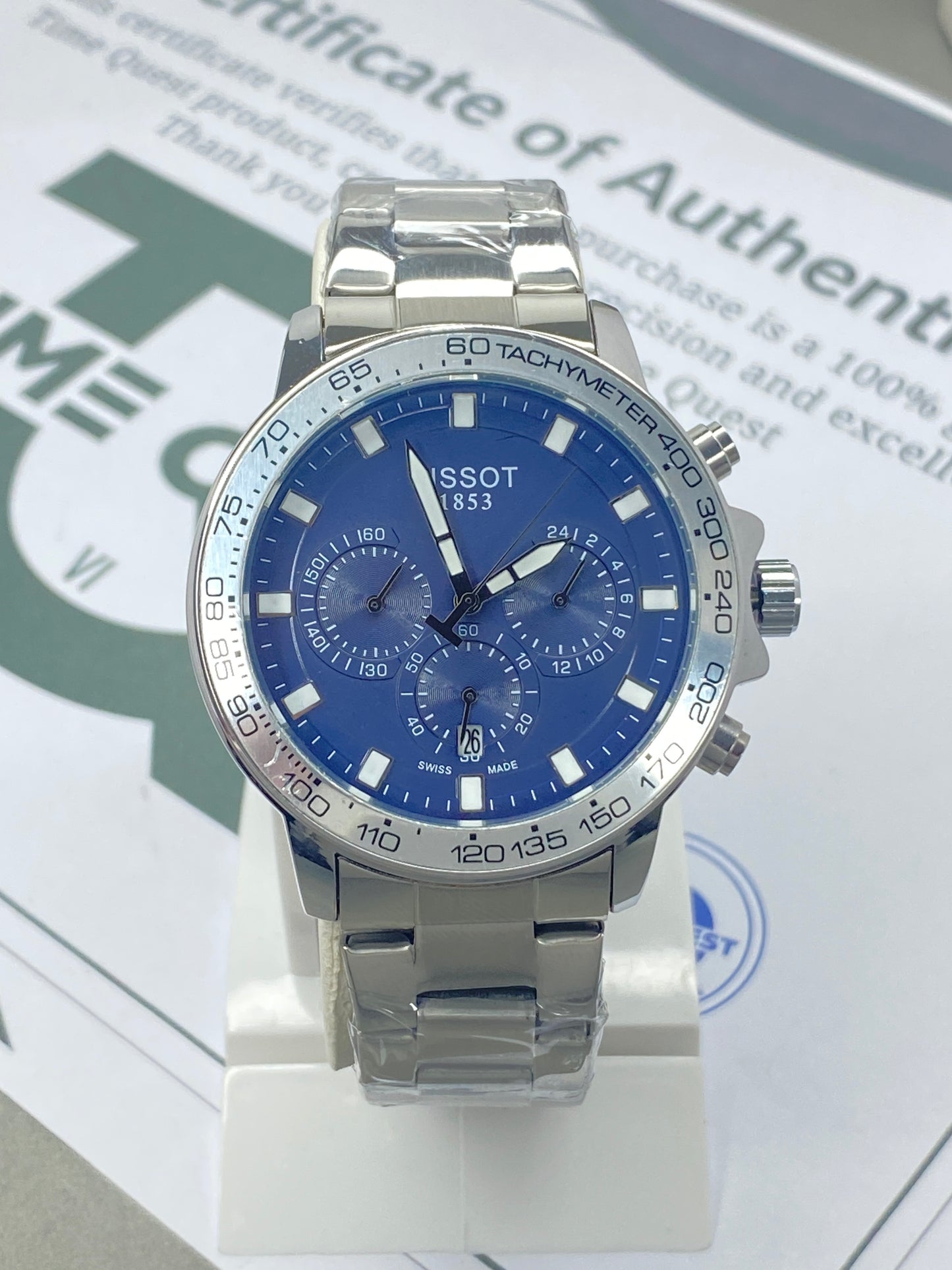 Tis-Chronograph Stainless Steel Made Chain Watch For Men