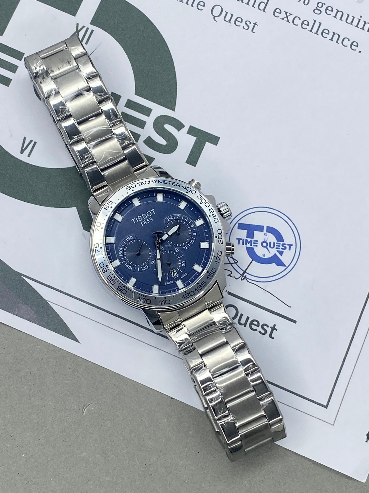 Tis-Chronograph Stainless Steel Made Chain Watch For Men