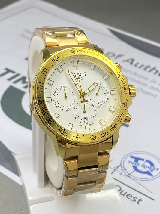 Tis-Chronograph Stainless Steel Made Chain Watch For Men