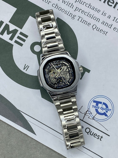 Martyn Line Automatic - Mechanical Movement Stainless Steel Chain Watch