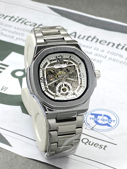 Martyn Line Automatic - Mechanical Movement Stainless Steel Chain Watch