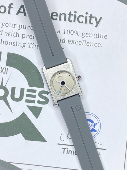 TOMI T-022 Analog Stainless Steel Case Silicone Straps Watch For Men