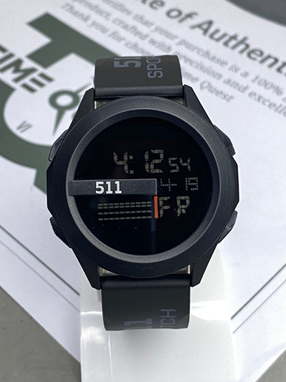 Men's Digital Display Round Dial Multifunctional Sports Watch