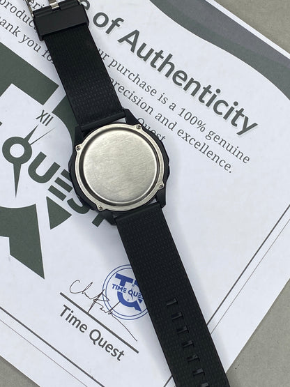 Men's Digital Display Round Dial Multifunctional Sports Watch