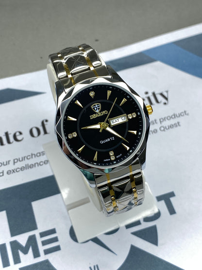 Dearno Prism Design Luxury Chain Watch For Men