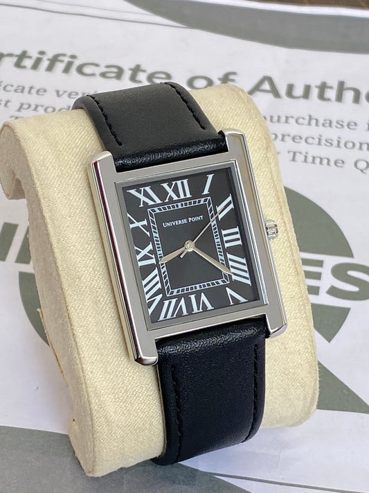 UNIVERSE POINT Luxury Rectangular Dial Straps Watch for Men - Tank Series