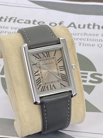 UNIVERSE POINT Luxury Rectangular Dial Straps Watch for Men - Tank Series