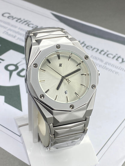 Hublot Geneve Butterfly Lock Chain Watch With Date Display For Men