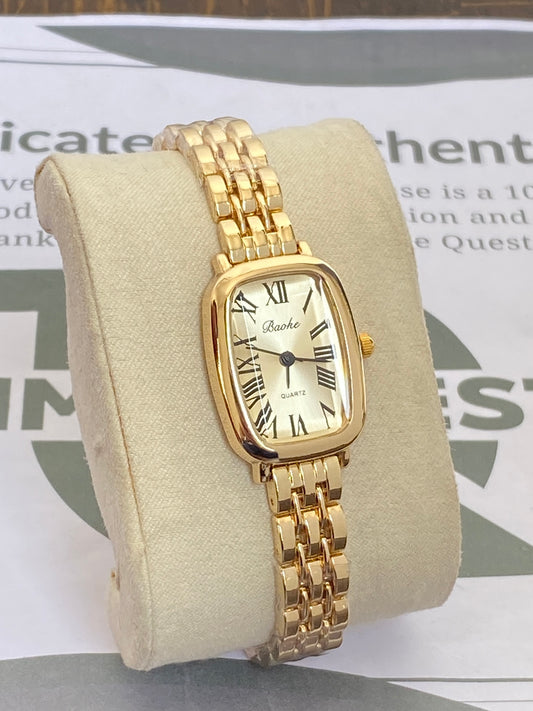 Baoki Elegant Oval Shape Dial Ladies Stainless Steel Watch – A Timeless Gift for Her