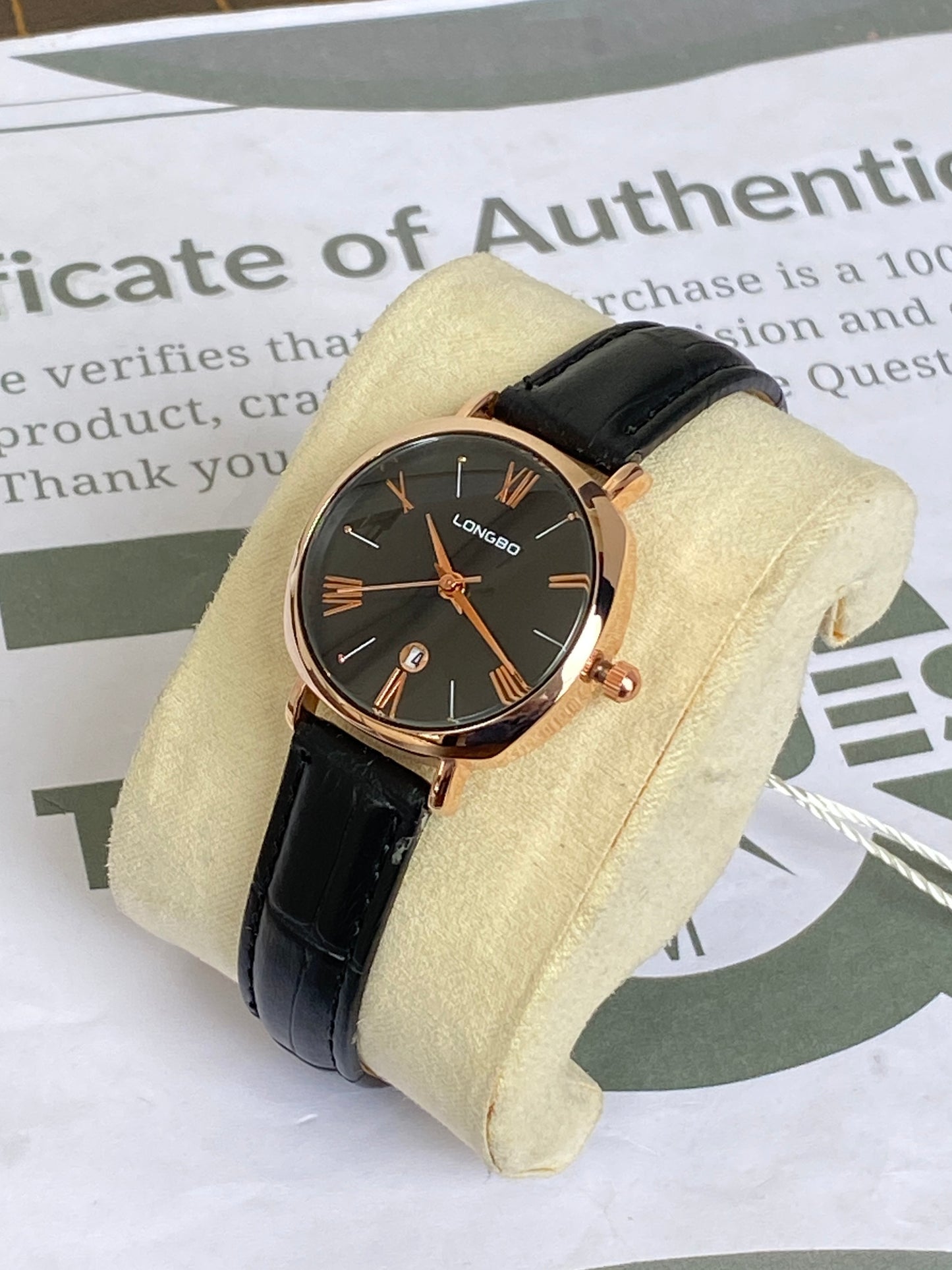 Longbo Luxury Analog Quartz Movement Ladies Straps Watch With Date Display - An Elegant Choice For Her