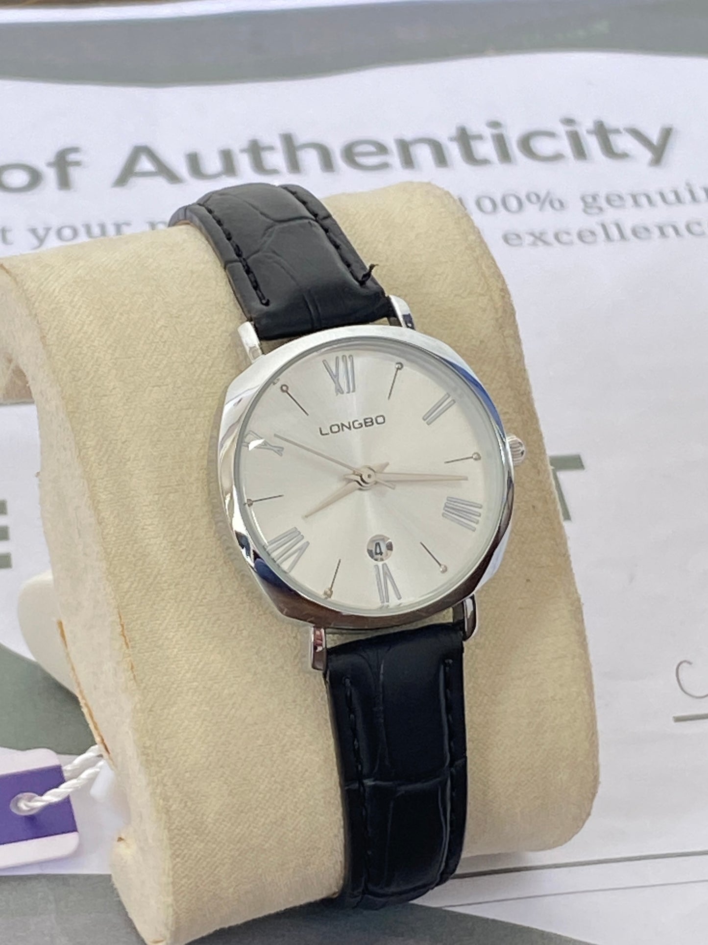 Longbo Luxury Analog Quartz Movement Ladies Straps Watch With Date Display - An Elegant Choice For Her