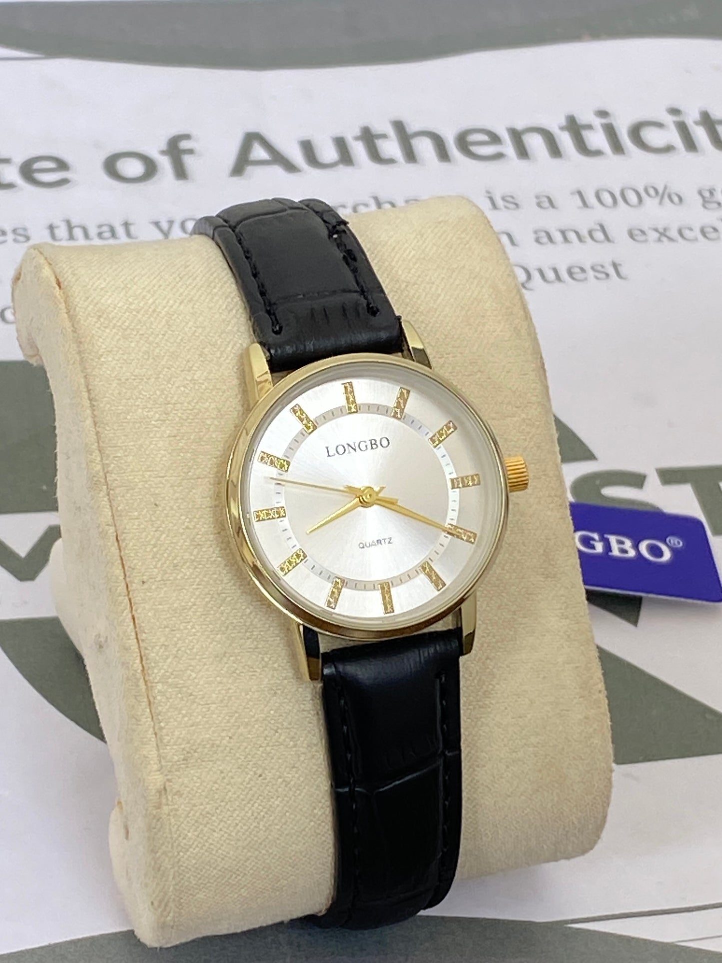 Longbo Round Dial Analog Quartz Movement Ladies Straps Watch - A Perfect Choice For Her