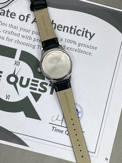 Cristiano Aillen Men’s Face Gear Display Analog Quartz Watch with Strap and Date Display