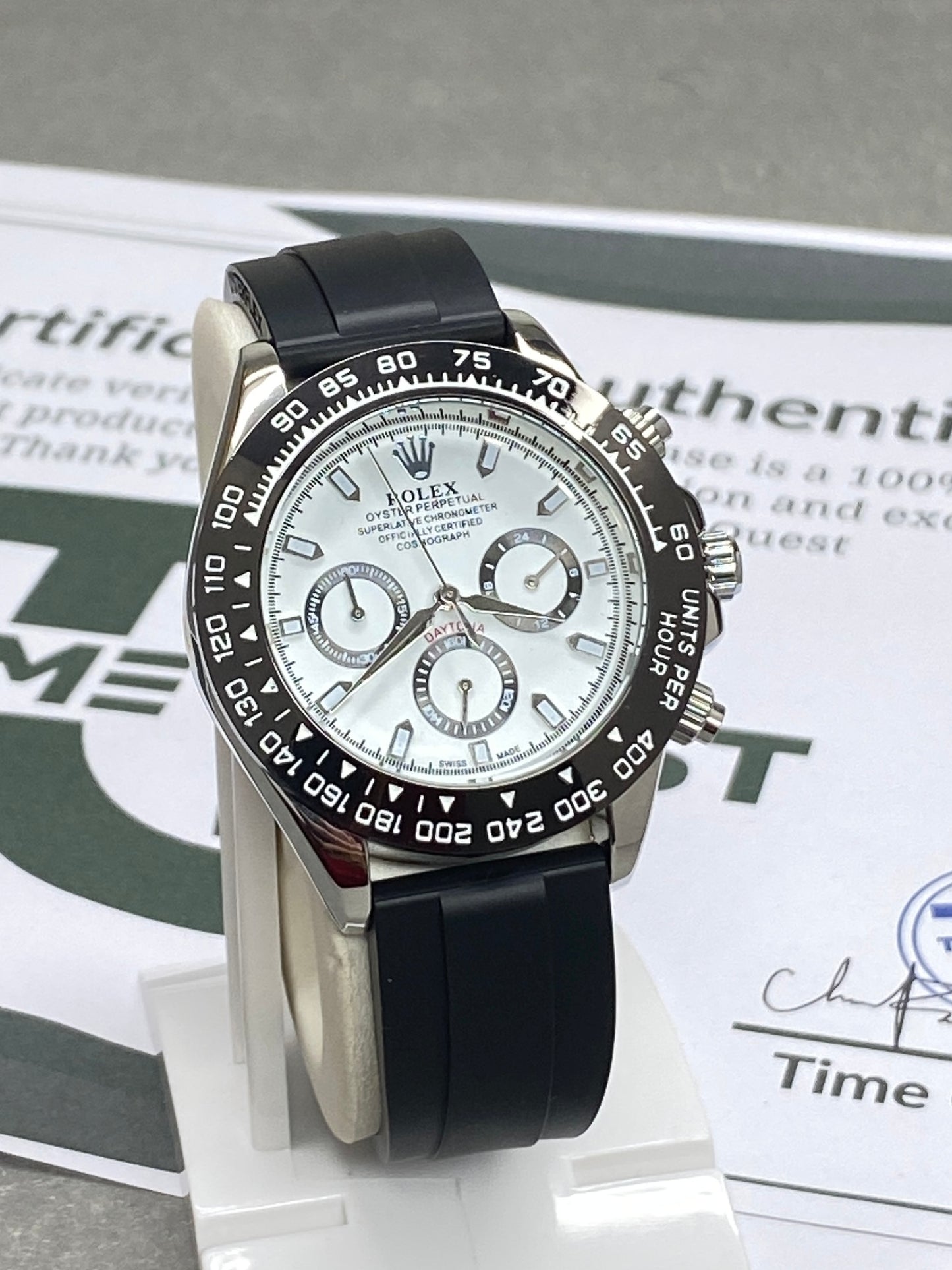 Swiss Made Luxury Oyster Chronograph Watch for Men – Premium Classic Design