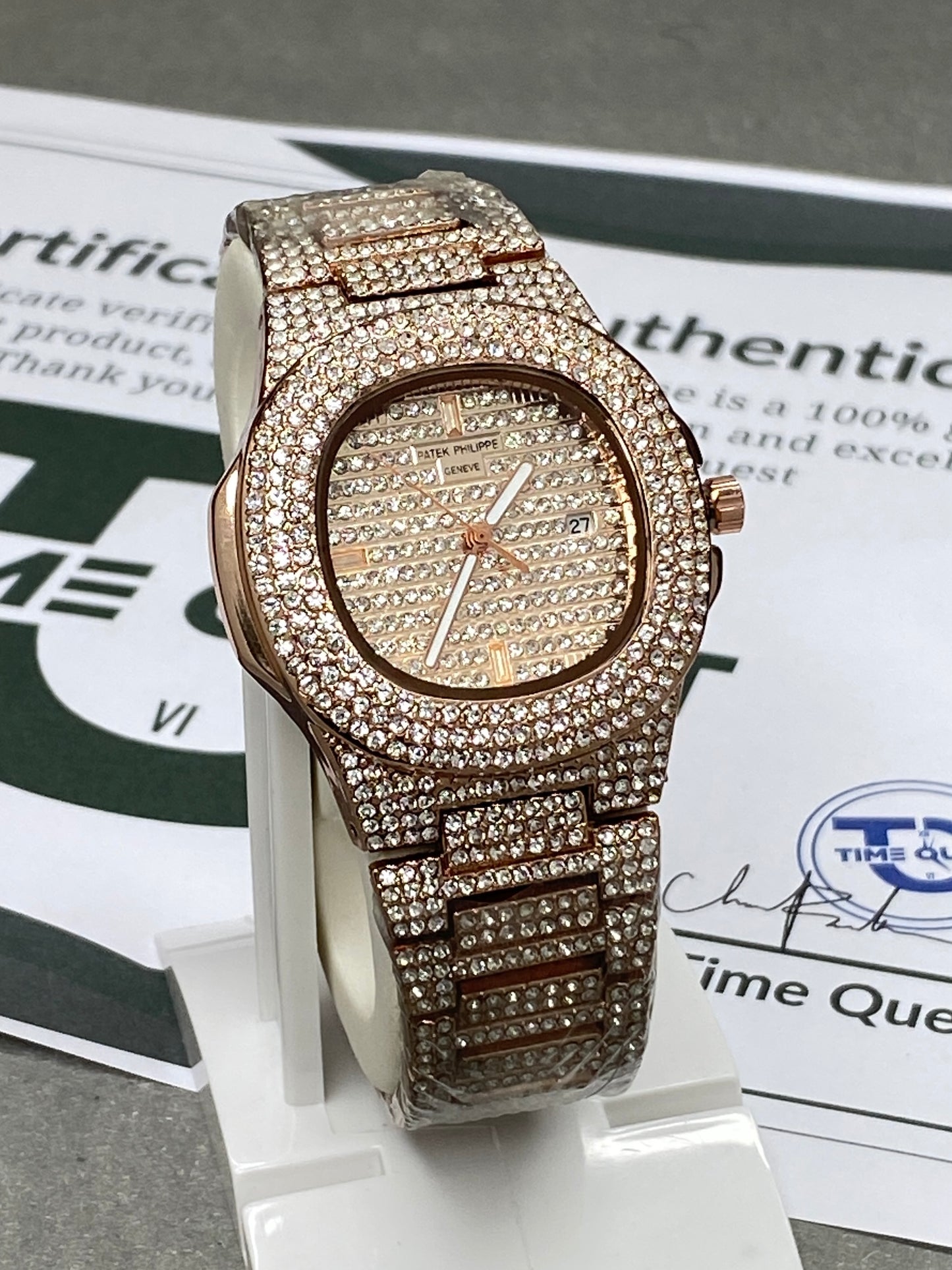 PP - Geneve Iced Out Luxury Chain Watch