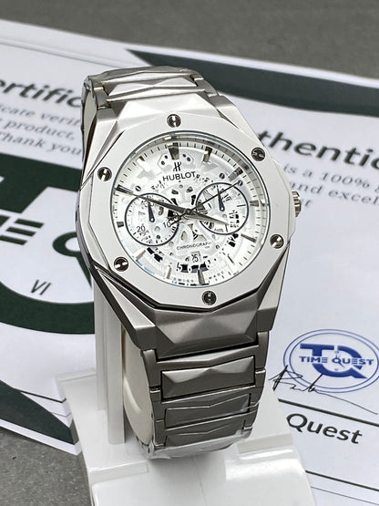 Hublot Geneve Butterfly Lock Chain Watch With Date Display For Men