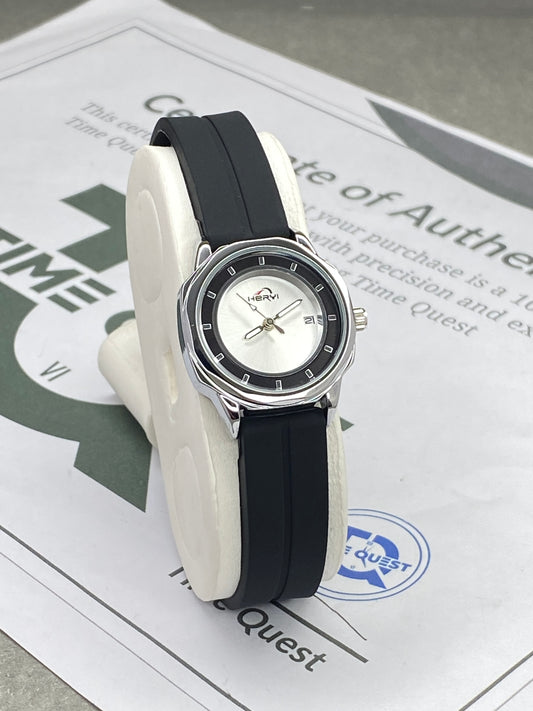 Heyri Ladies Octagonal Dial Analog Quartz Watch with Silicone Strap and Magnetic Lock – A Perfect Gift for Her