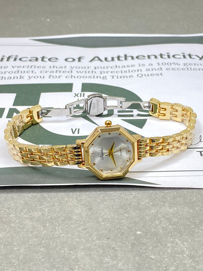 Baoke Premium Octagonal Dial Chain Watch for Ladies – Luxury Stainless Steel Design