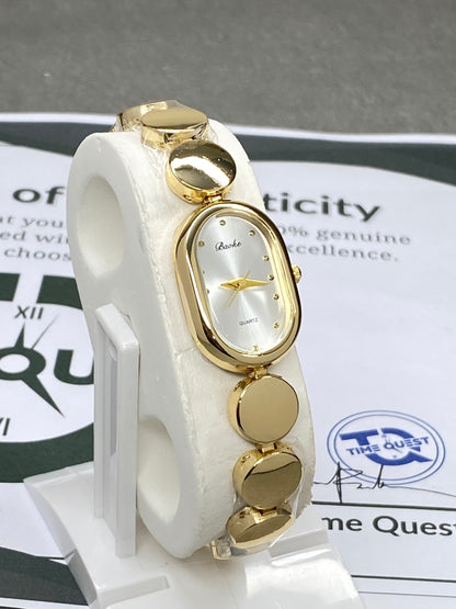 Baoke Ladies Oval Shape Dial Chain Watch – Perfect Gift for Her
